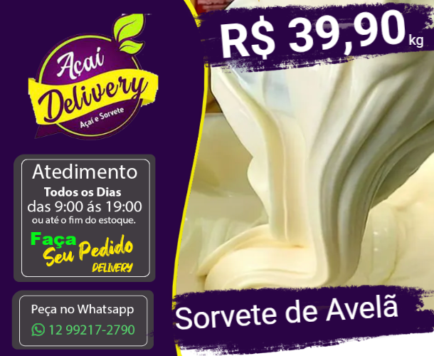Sorvete de Avelã